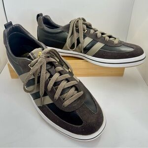 ADIDAS Samba Modern Sneakers Soccer Shoes Black Brown Grey White Soles; SIZE 9